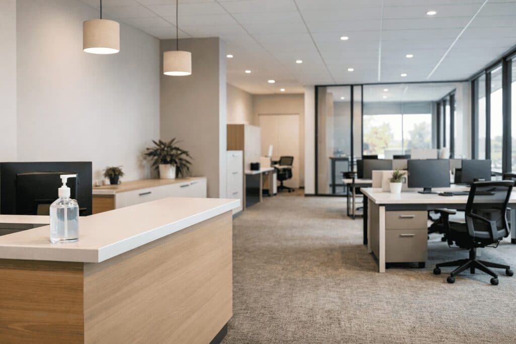 Modern Sydney office cleaned by Pristine Co.